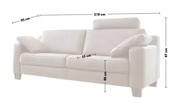 Bild 4 von Mondo - Leder Garnitur Maestra, stone