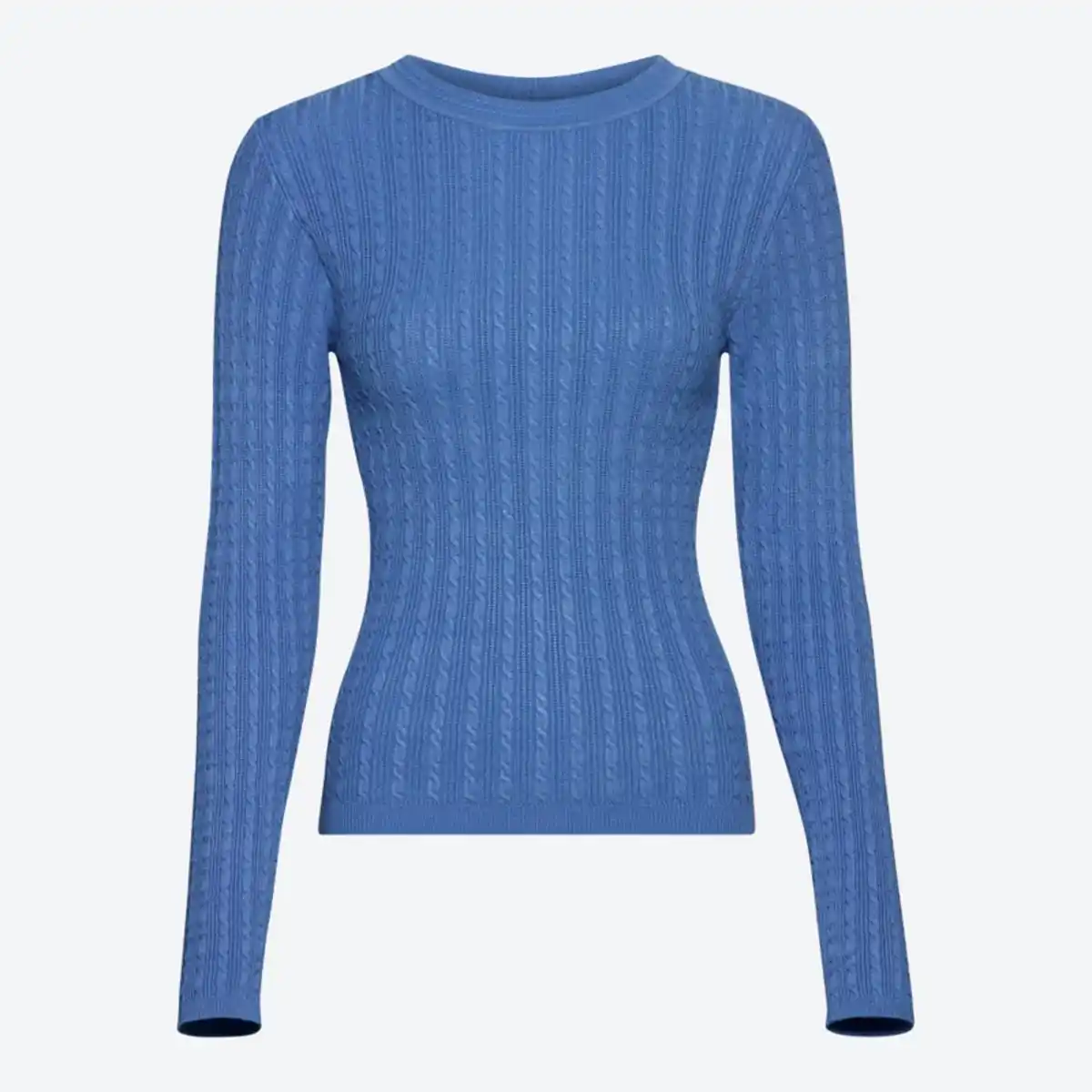 Bild 2 von Damen-Pullover mit Zopfmusterung