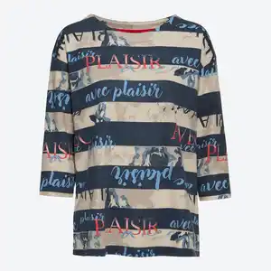 Damen-Langarmshirt mit U-Boot-Ausschnitt