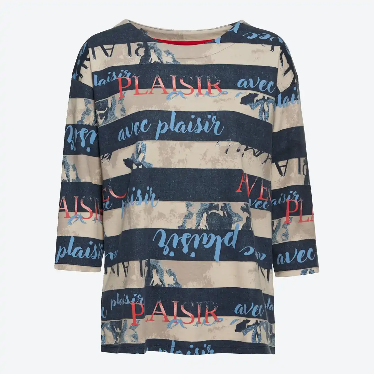 Bild 1 von Damen-Langarmshirt mit U-Boot-Ausschnitt