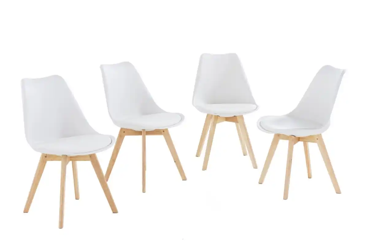 Bild 1 von 4er-Set Esszimmerstuhl aus Holz, ca. 57 x 49 x 81 cm