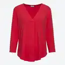Bild 1 von Damen-Langarmshirt mit V-Ausschnitt