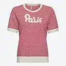 Bild 1 von Damen-Strick-T-Shirt im Streifen-Design