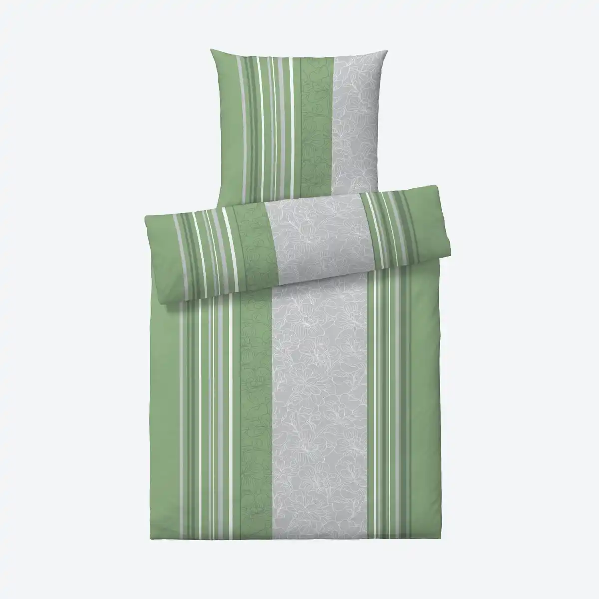 Bild 3 von Renforcé-Bettwäsche-Garnitur im Streifen-Design