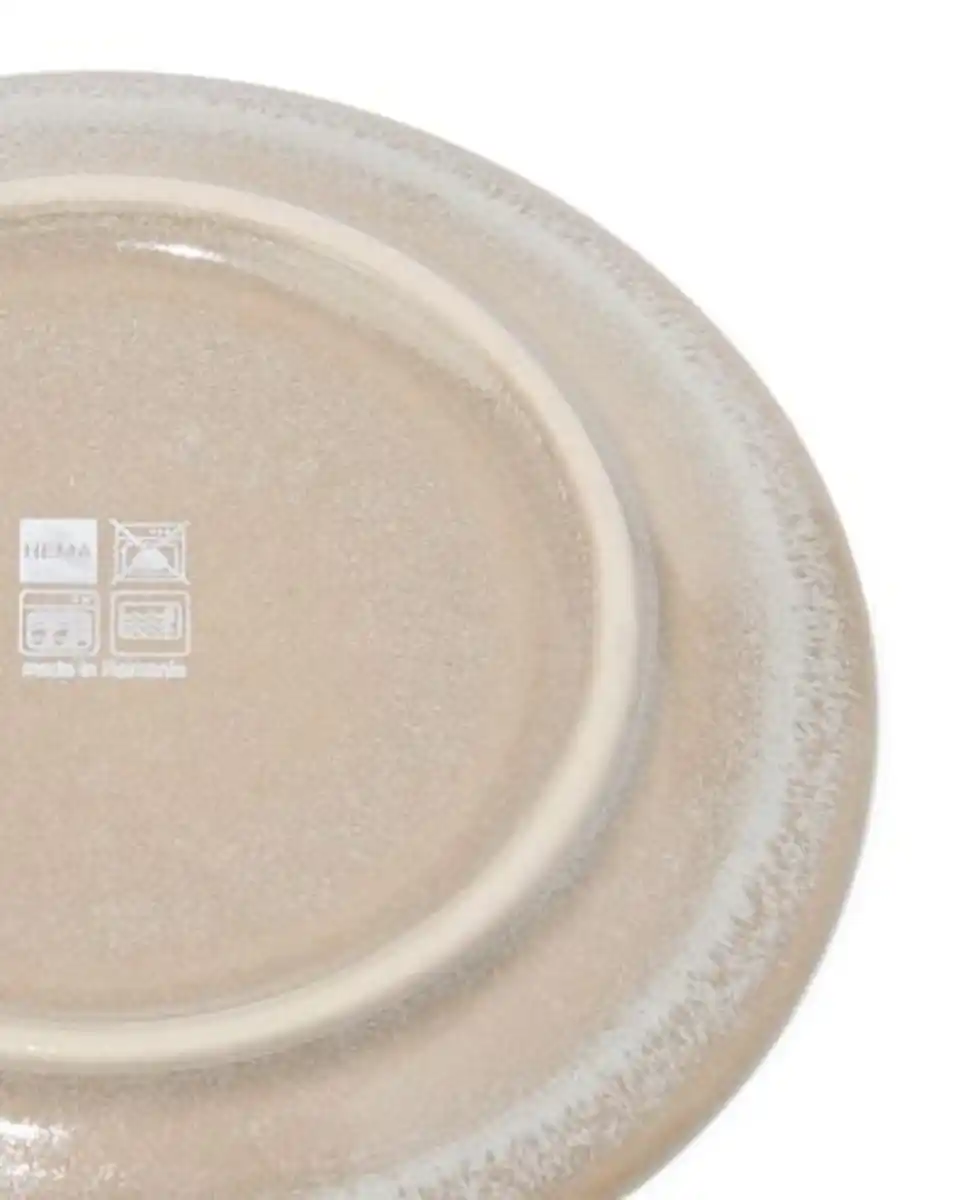 Bild 3 von Gebäckteller Ø 16 cm, Monaco, reaktive Glasur, hellbraun