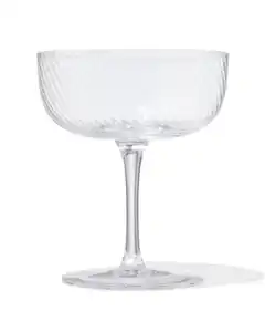 Coupé-Glas, Bergen, mit Twist-Relief