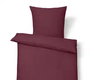 Leinen-Bettwäsche, beere, Normalgröße