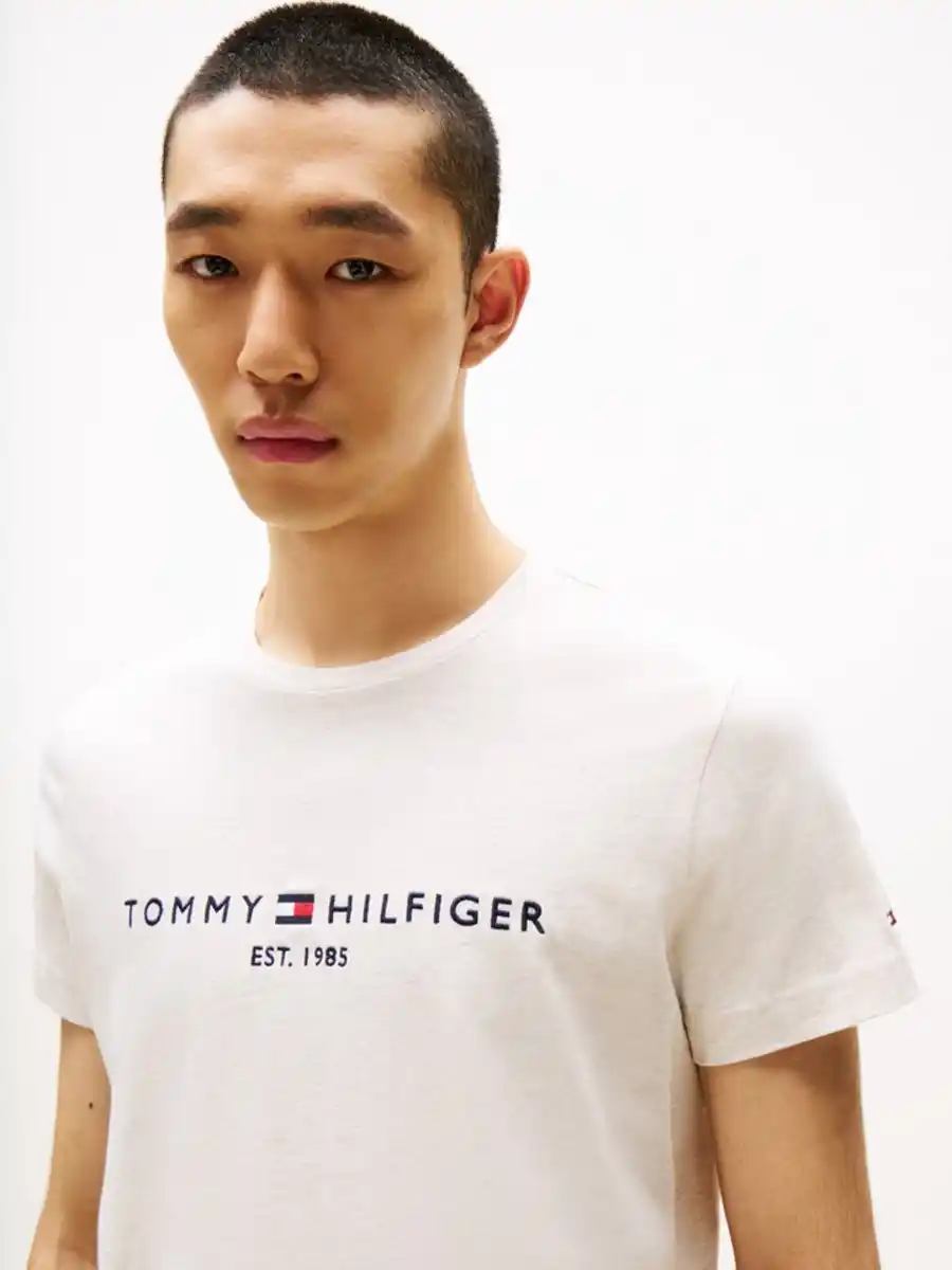 Bild 1 von Tommy Hilfiger T-Shirt TOMMY LOGO TEE aus reiner Baumwolle