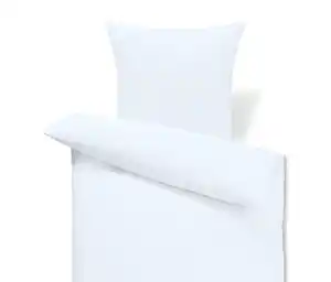 Perkal-Bettwäsche, weiß, Normalgröße