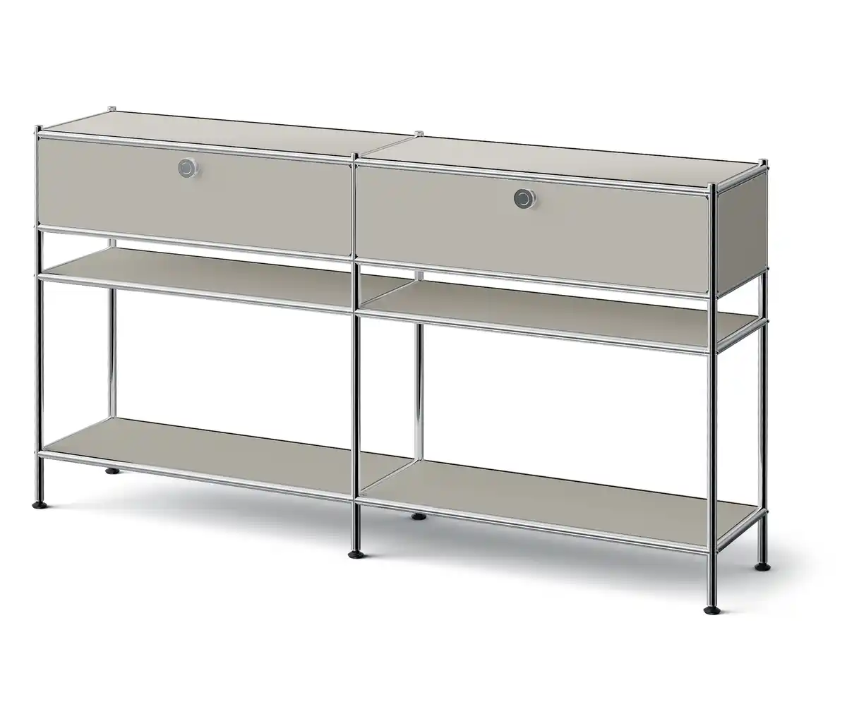 Bild 1 von Metall-Konsole »CN3 Slim Line« mit 2 Schubladen, hellgrau