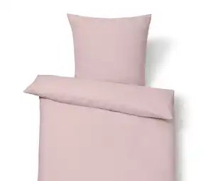 Leinen-Bettwäsche, rosé, Normalgröße
