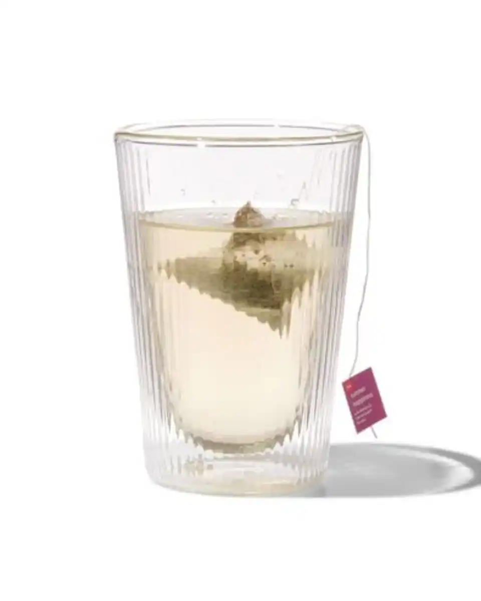 Bild 2 von doppelwandiges Glas, Streifenrelief, 350 ml