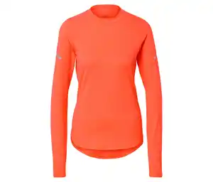 Langarm-Funktionsshirt, neonorange
