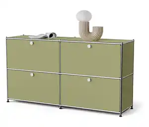 Metall-Sideboard »CN3« mit 4 Klappenfächern, pistazie