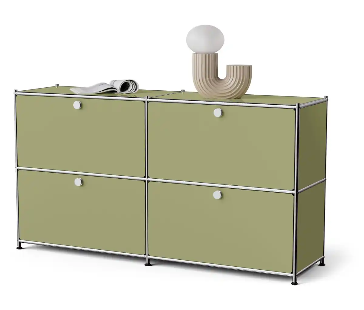 Bild 1 von Metall-Sideboard »CN3« mit 4 Klappenfächern, pistazie