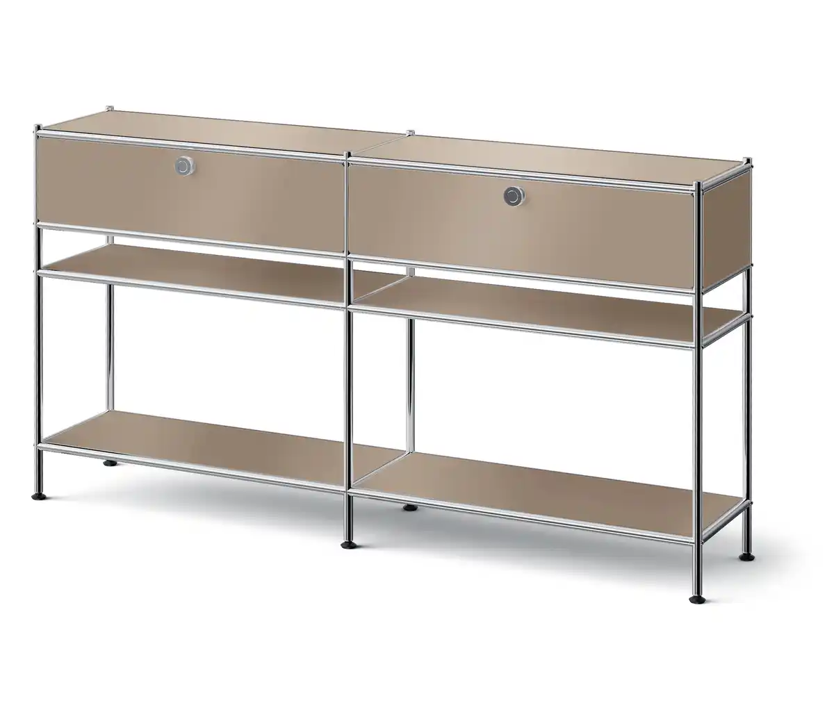 Bild 1 von Metall-Konsole »CN3 Slim Line« mit 2 Schubladen, taupe