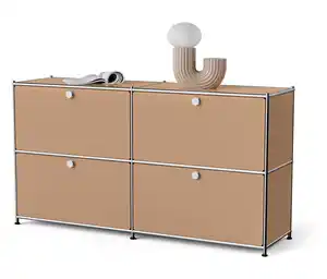 Metall-Sideboard »CN3« mit 4 Klappenfächern, toffee