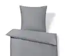 Bild 1 von Baumwollsatin-Bettwäsche, grau, Normalgröße
