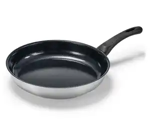 Profi-Edelstahl-Pfanne mit hochwertiger Keramikbeschichtung, Ø ca. 28 cm