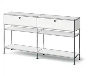 Metall-Konsole »CN3 Slim Line« mit 2 Schubladen, weiß