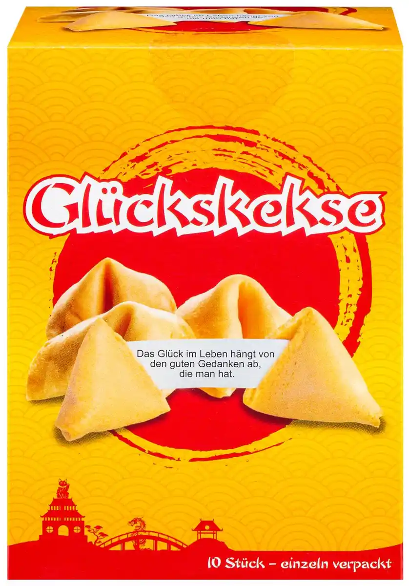 Bild 1 von P:OS Glückskekse, 10 St. = 60-g-Packg.
