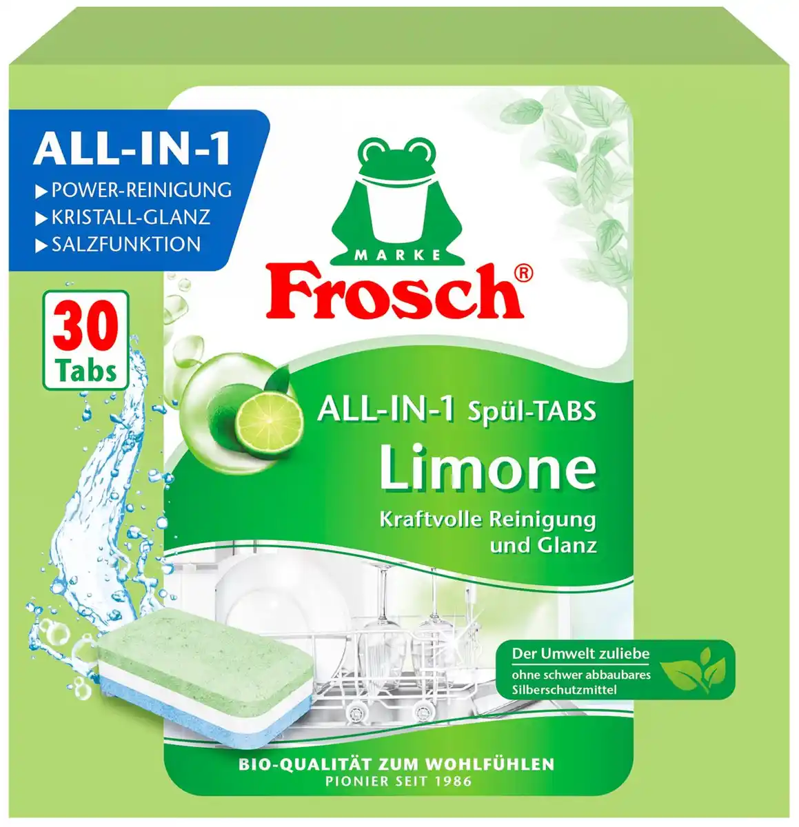 Bild 1 von FROSCH All-in-1-Spültabs, 30 St. = 540-g-Packg.