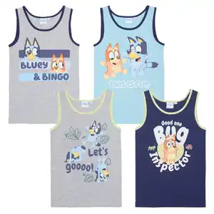 Kinder-Unterhemden »Bluey«, 2-St.-Packg.