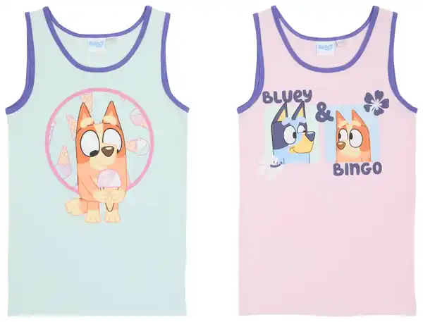 Bild 2 von Kinder-Unterhemden »Bluey«, 2-St.-Packg.
