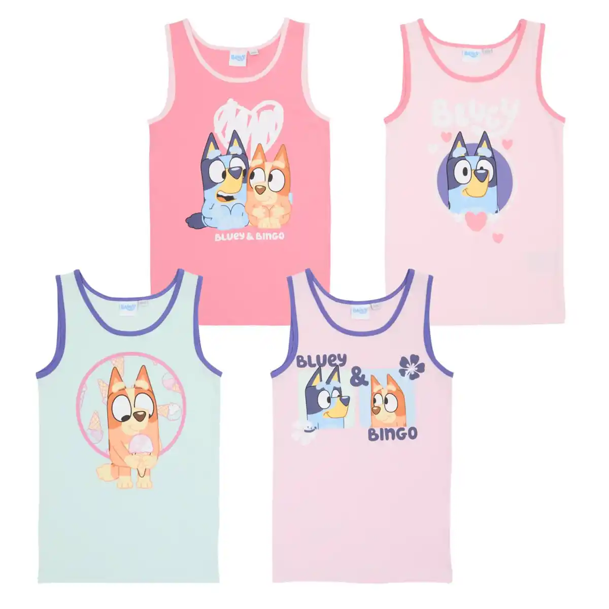 Bild 1 von Kinder-Unterhemden »Bluey«, 2-St.-Packg.