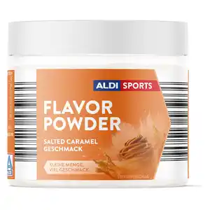 ALDI SPORTS Flavour Powder 120 g, Salty Caramel