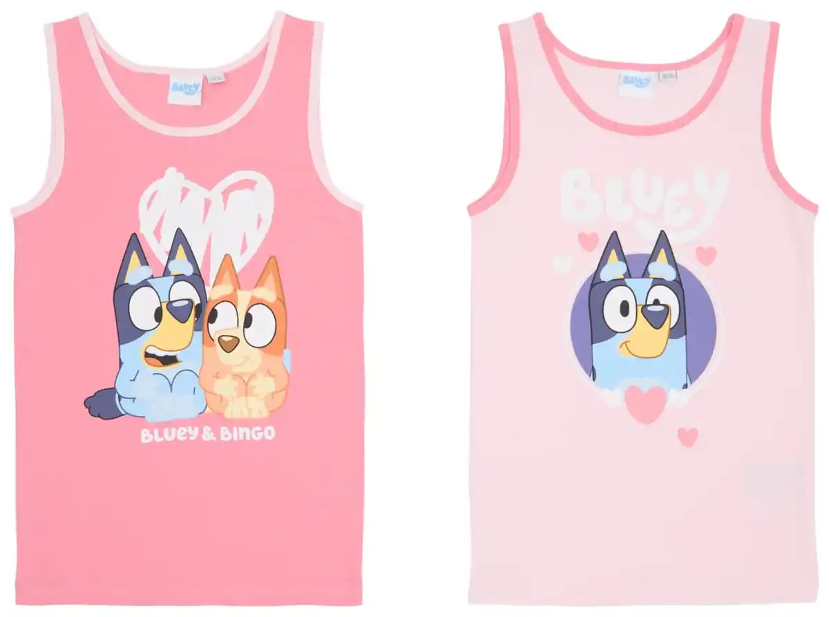 Bild 3 von Kinder-Unterhemden »Bluey«, 2-St.-Packg.