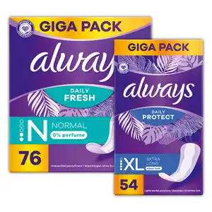 always Slipeinlagen Daily Protect / Fresh