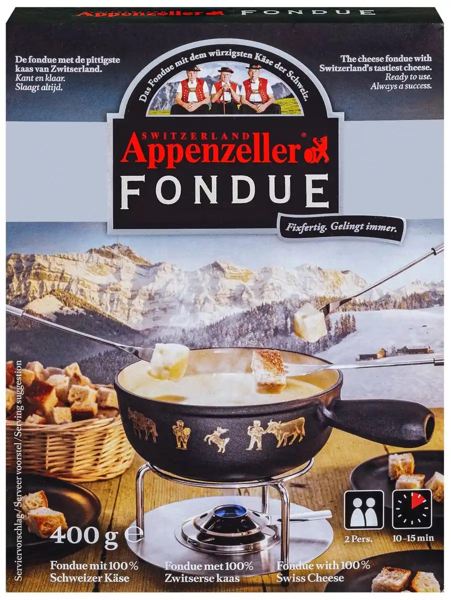 Bild 1 von SWITZERLAND Appenzeller Fondue, 400-g-Packg.