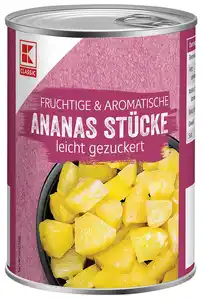 K-CLASSIC Ananas in Stücken, 560-g-Dose