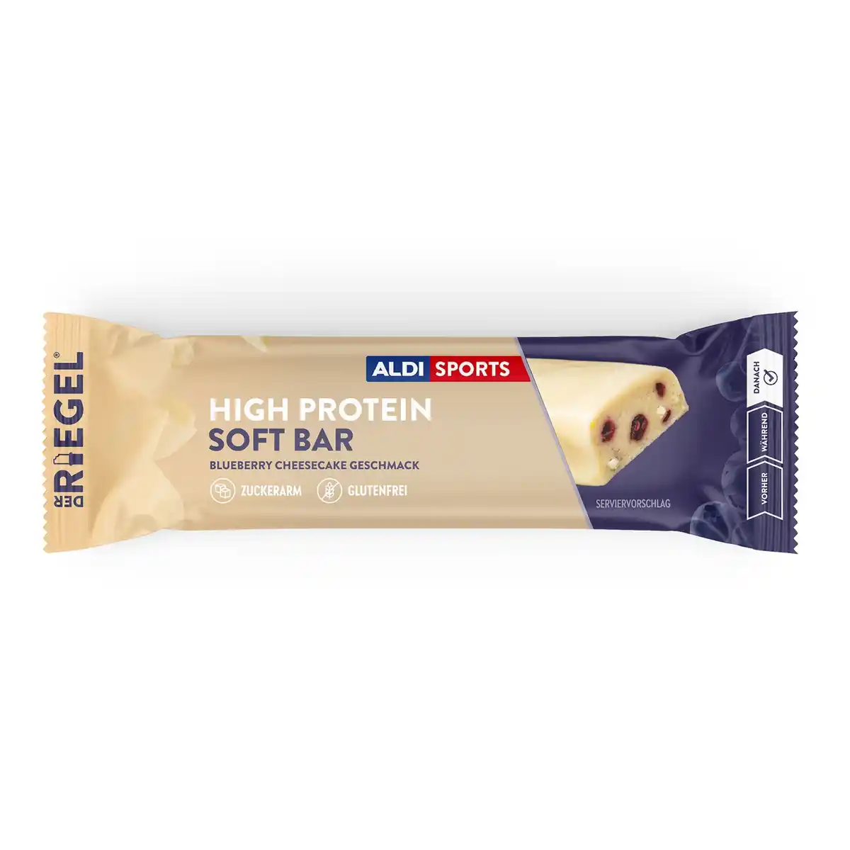 Bild 1 von ALDI SPORTS Protein Softbars 50 g, Blueb Cheesecake