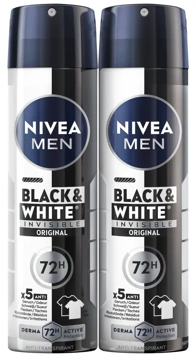 Bild 1 von NIVEA Deo-Spray, 2 x 150-ml-Dose