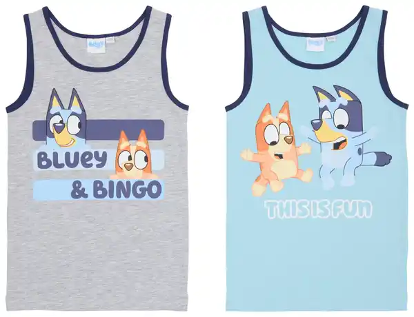 Bild 3 von Kinder-Unterhemden »Bluey«, 2-St.-Packg.