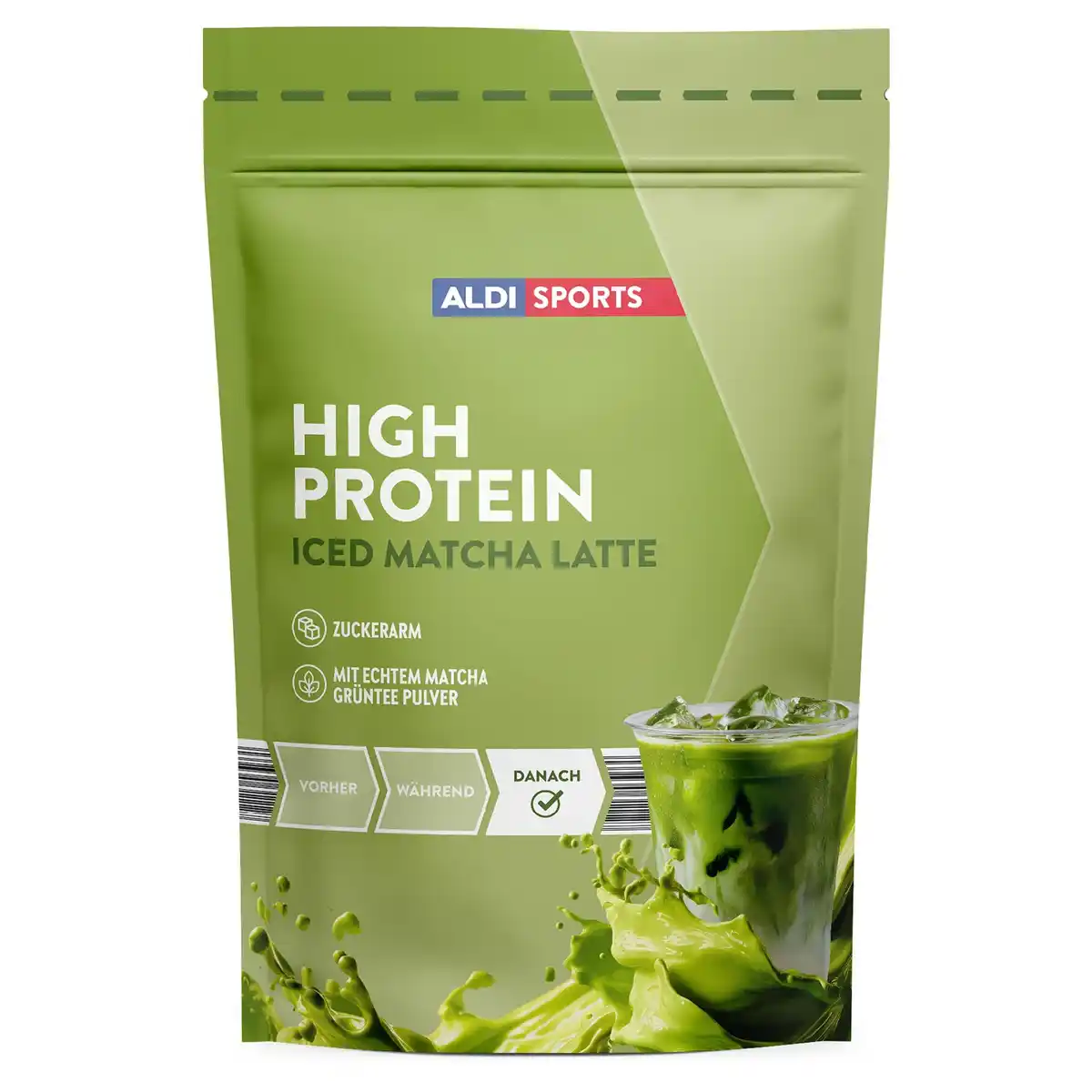 Bild 1 von ALDI SPORTS Protein Matcha Latte 250 g
