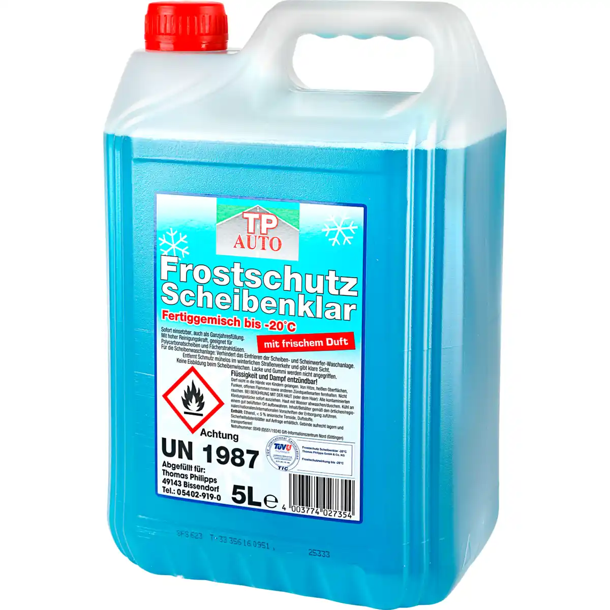 Bild 1 von Frostschutz-Scheibenklar 5L bis -20°C