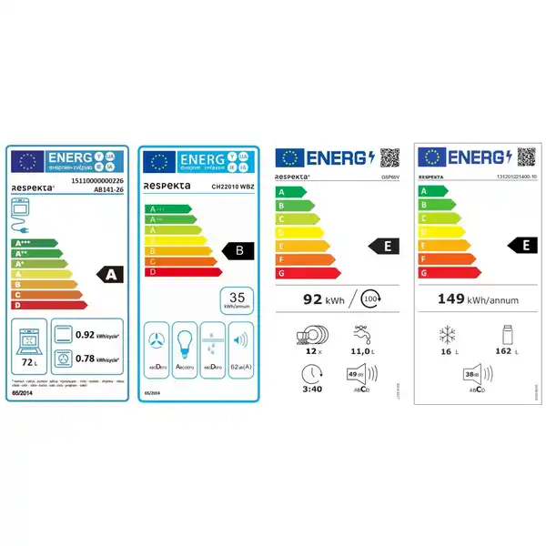 Bild 2 von Respekta Premium Küchenzeile BERP290HWWC 290 cm Weiß Hochglanz