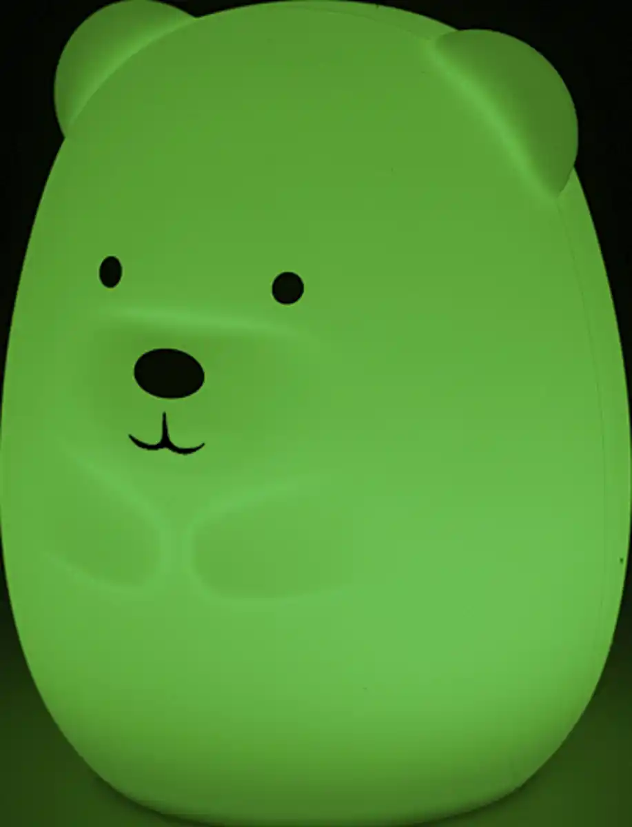 Bild 2 von IDEENWELT Akku-Silikon-Nachtlicht Bär