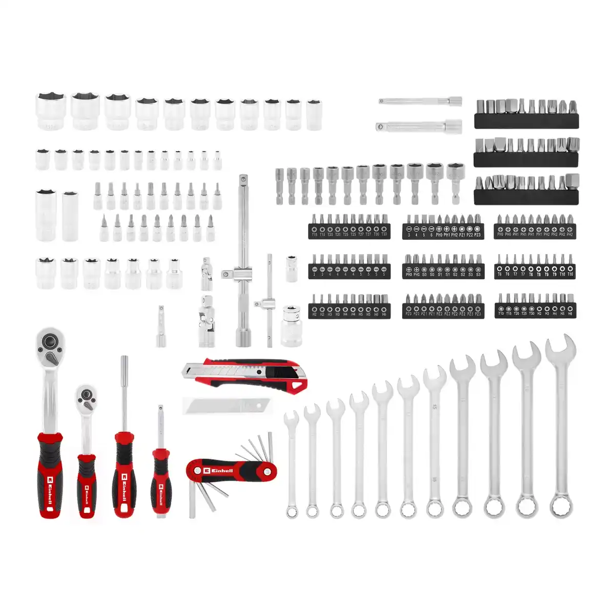 Bild 2 von Einhell Werkzeugkoffer Mechanik 233-teilig