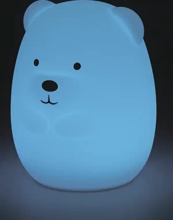Bild 3 von IDEENWELT Akku-Silikon-Nachtlicht Bär