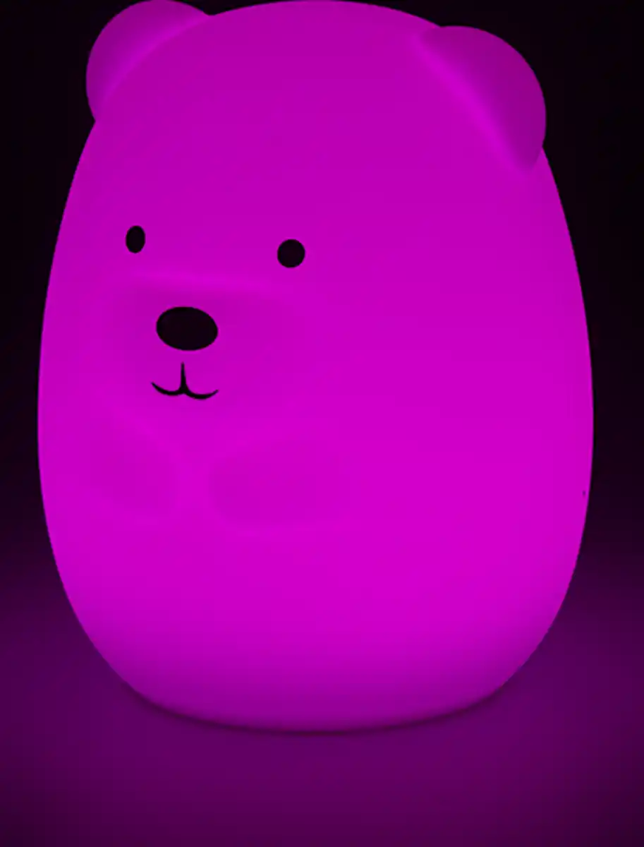 Bild 1 von IDEENWELT Akku-Silikon-Nachtlicht Bär