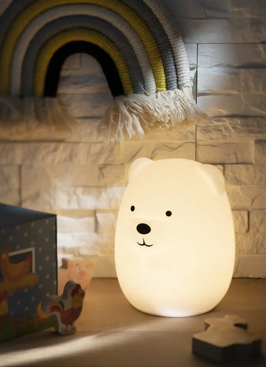Bild 4 von IDEENWELT Akku-Silikon-Nachtlicht Bär