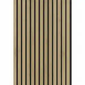 Denpanels Akustikpaneel Acu-Line Eiche Dunkel auf Melamin Filz 260 cm