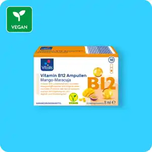 VITALIS Vitamin-B12-Ampullen⁴, Verschiedene Geschmacksrichtungen