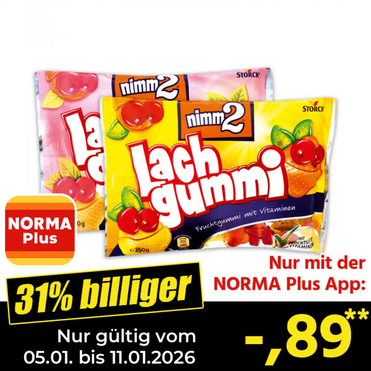 Bild 1 von Nimm2 Lachgummi Lachgummi