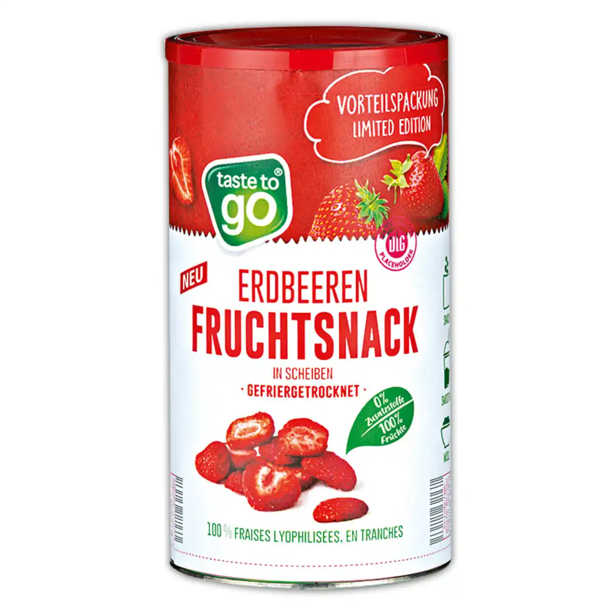 Bild 1 von Taste to go Erdbeeren Fruchtsnack