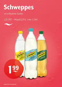 Schweppes verschiedene Sorten